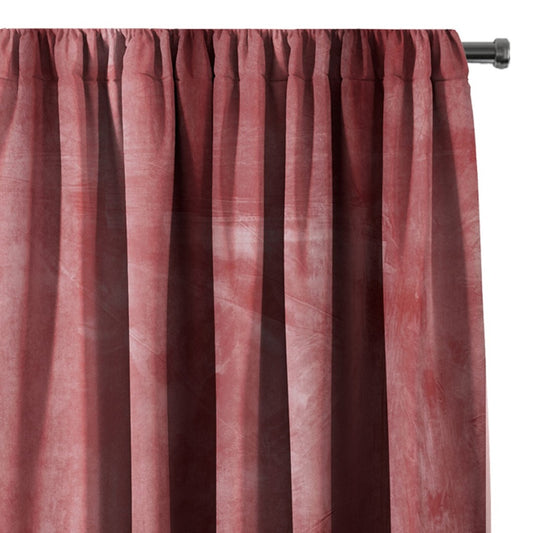 Rideau VELVET couleur rose style classique bande velours 140x270 ameliahome